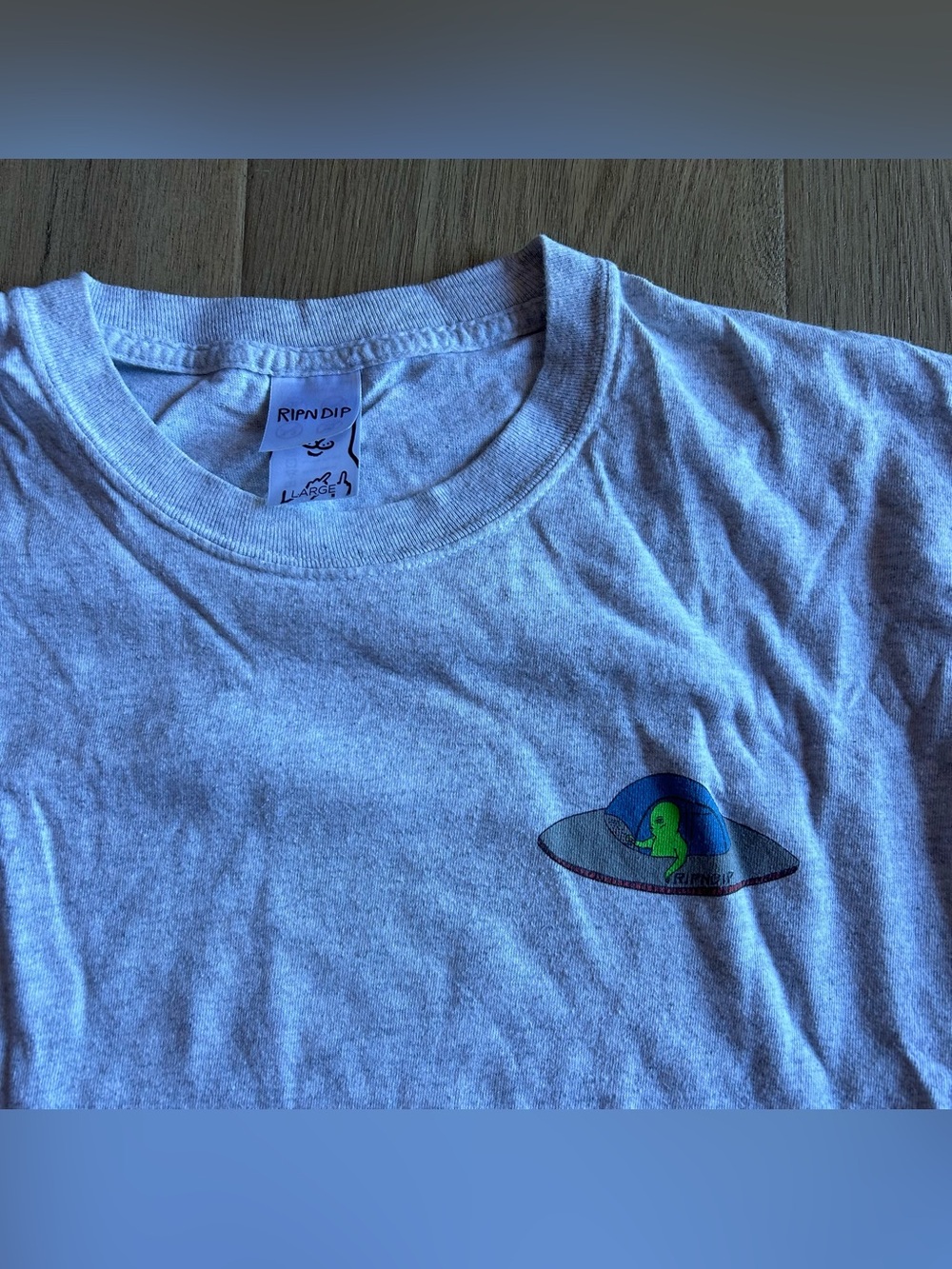 Men’s RIPNDIP Alien Long Sleeve Shirt - Picture 4 of 4